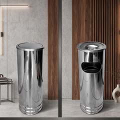 standing stainless ashtray swing